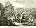 Chodowiecki, Daniel Nikolaus: Romanzoff's Sieg über die Türken am 1. August 1770 am Kahul (Kartal)