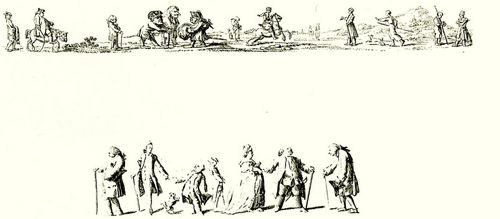 Chodowiecki, Daniel Nikolaus: Caricaturen I und II