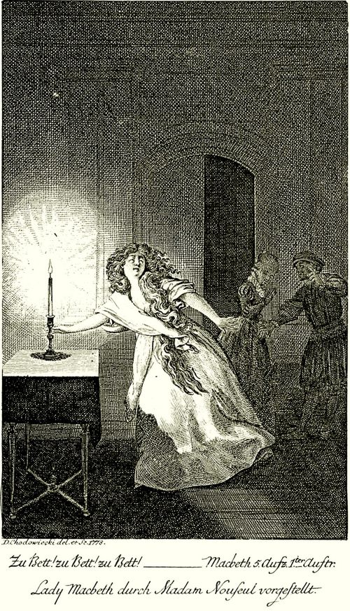 Chodowiecki, Daniel Nikolaus: Lady Macbeth