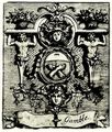 Hogarth, William: Wappen des Ellis Gamble