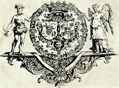 Hogarth, William: Wappen des Grafen Lippe-Schaumburg