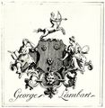 Hogarth, William: Exlibris fr George Lambart