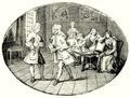 Hogarth, William: Illustration nach dem Gedicht »Der Lockenraub« von Alexander Pope
