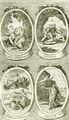 Hogarth, William: Illustration zu Dr. William Kings »Pantheon«, Pomona und Vertumnus, Nereus, Kastor und Pollux, Aiolos