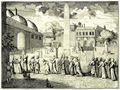 Hogarth, William: Illustration zu »Reisen durch Europa, Asien und Teile Afrikas« von Aubry de la Motraye, Prozession durch das Hippodrom zu Konstantinopel