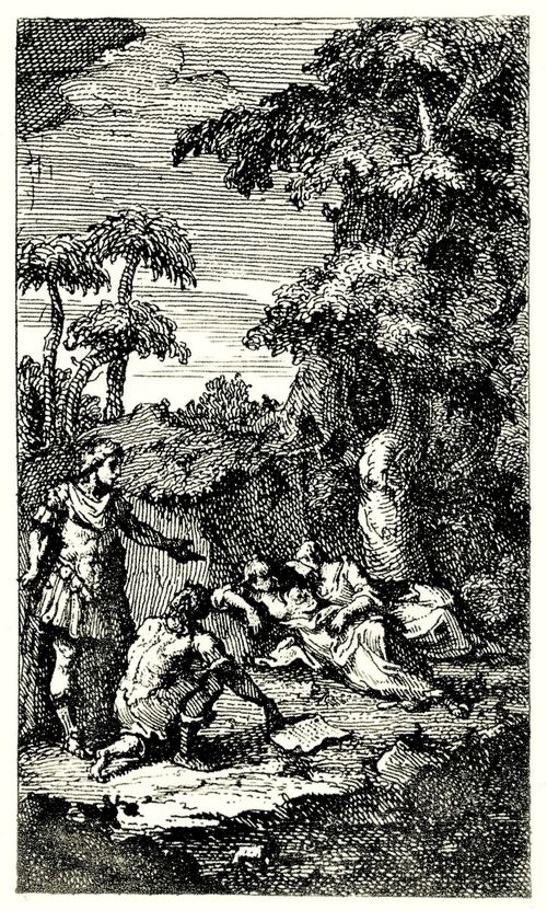 Hogarth, William: Titelillustration zu Sir Charles Cotterells bersetzung der »Cassandra« von La Calprende, Frontispiz zu Band II