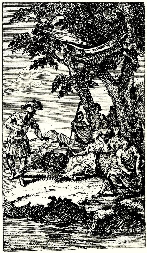 Hogarth, William: Titelillustration zu Sir Charles Cotterells bersetzung der »Cassandra« von La Calprende, Frontispiz zu Band IV
