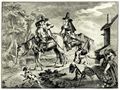 Hogarth, William: Große Illustrationen zu Samuel Butlers »Hudibras«, Auszug Hudibras'