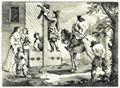 Hogarth, William: Große Illustrationen zu Samuel Butlers »Hudibras«, Hudibras der Sieger