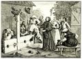 Hogarth, William: Große Illustrationen zu Samuel Butlers »Hudibras«, Hudibras in Bedrängnis