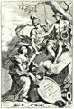 Hogarth, William: Minerva stellt dem Gott Apollo die Muse der Musik vor