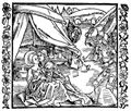 Dürer, Albrecht: Illustration zum »Der Ritter vom Turn«, Szene: Ein israelitischer Ritter erschlägt einen anderen, der sich mit einer Heidin abgibt