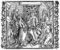 Dürer, Albrecht: Illustration zum »Der Ritter vom Turn«, Szene: Salomos Urteil