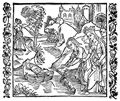 Dürer, Albrecht: Illustration zum »Der Ritter vom Turn«, Szene: Auffindung Mosis