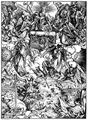 Dürer, Albrecht: Illustration zur »Apokalypse«, Szene: Die sieben Posaunenengel