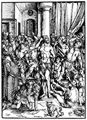 Dürer, Albrecht: Folge der »Großen Passion«, Szene: Die Gefangennahme Christi