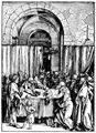 Dürer, Albrecht: Folge zum »Marienleben«, Titelbild: Maria im Strahlenkranz