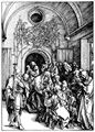 Dürer, Albrecht: Folge zum »Marienleben«, Szene: Die Beschneidung Christi