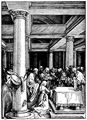 Dürer, Albrecht: Folge zum »Marienleben«, Szene: Die Darbringung im Tempel