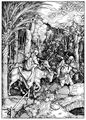 Dürer, Albrecht: Folge zum »Marienleben«, Szene: Die Flucht nach Ägypten