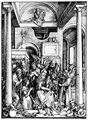 Dürer, Albrecht: Folge zum »Marienleben«, Szene: Die Verehrung Mariens