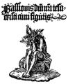 Dürer, Albrecht: Folge der »Kleinen Passion«, Titelbild: Christus in der Rast