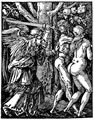 Dürer, Albrecht: Folge der »Kleinen Passion«, Szene: Die Vertreibung aus dem Paradies