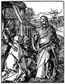 Dürer, Albrecht: Folge der »Kleinen Passion«, Szene: Der Abschied Christi von seiner Mutter