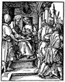 Dürer, Albrecht: Folge der »Kleinen Passion«, Szene: Die Handwaschung Pilati