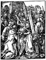 Dürer, Albrecht: Folge der »Kleinen Passion«, Szene: Die Kreuztragung