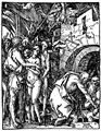 Dürer, Albrecht: Folge der »Kleinen Passion«, Szene: Die Höllenfahrt