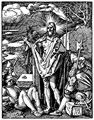 Dürer, Albrecht: Folge der »Kleinen Passion«, Szene: Die Auferstehung