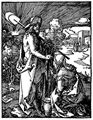 Dürer, Albrecht: Folge der »Kleinen Passion«, Szene: Christus als Gärtner