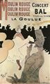 Toulouse-Lautrec, Henri de: Plakat »La Goulue im Moulin Rouge«