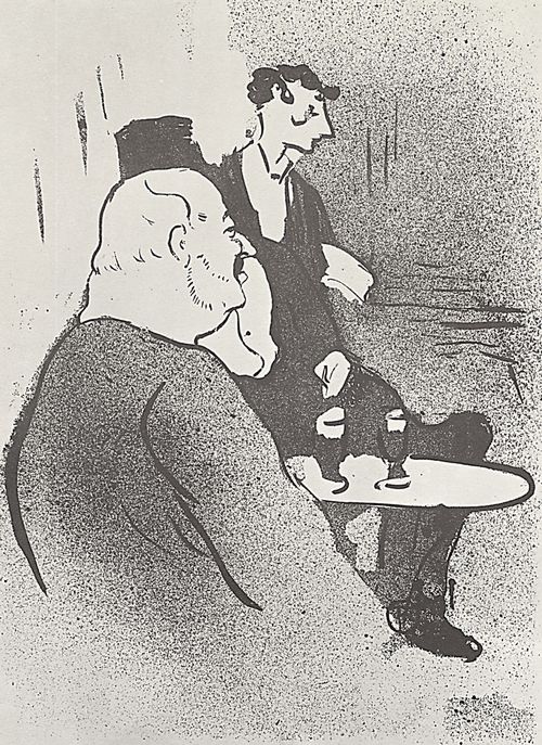 Toulouse-Lautrec, Henri de: Folge »Konzertcaf«, Ducarre in Ambassadeurs
