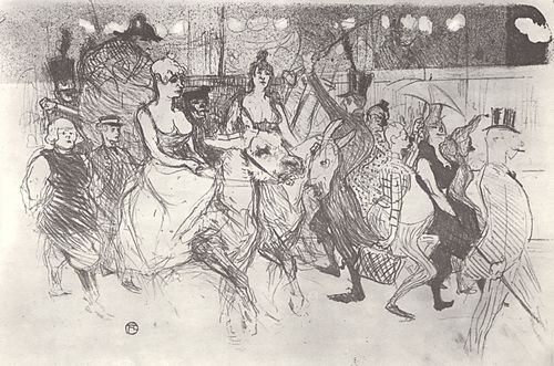 Toulouse-Lautrec, Henri de: Eine Redoute im Moulin Rouge