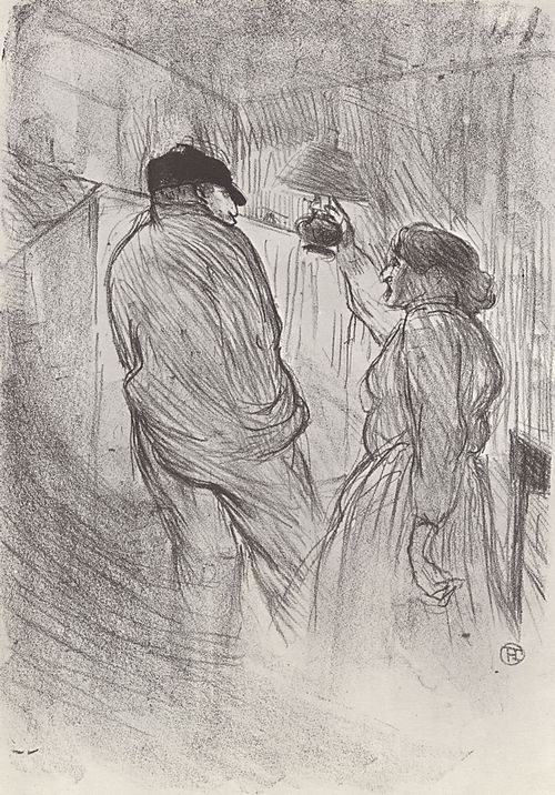 Toulouse-Lautrec, Henri de: Antoine und Madame Saville in »l'Inquitude«