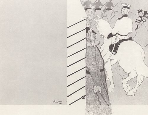 Toulouse-Lautrec, Henri de: Buchumschlag fr das Buch »Babylone d'Allemagne« von Victor Joze