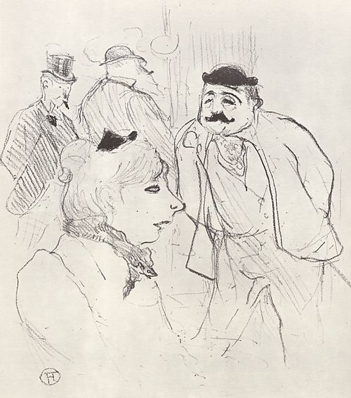 Toulouse-Lautrec, Henri de: La Tige im Moulin Rouge
