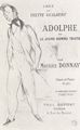 Toulouse-Lautrec, Henri de: Plakat zu »Adolf oder Der traurige junge Mann« von Maurice Donnay