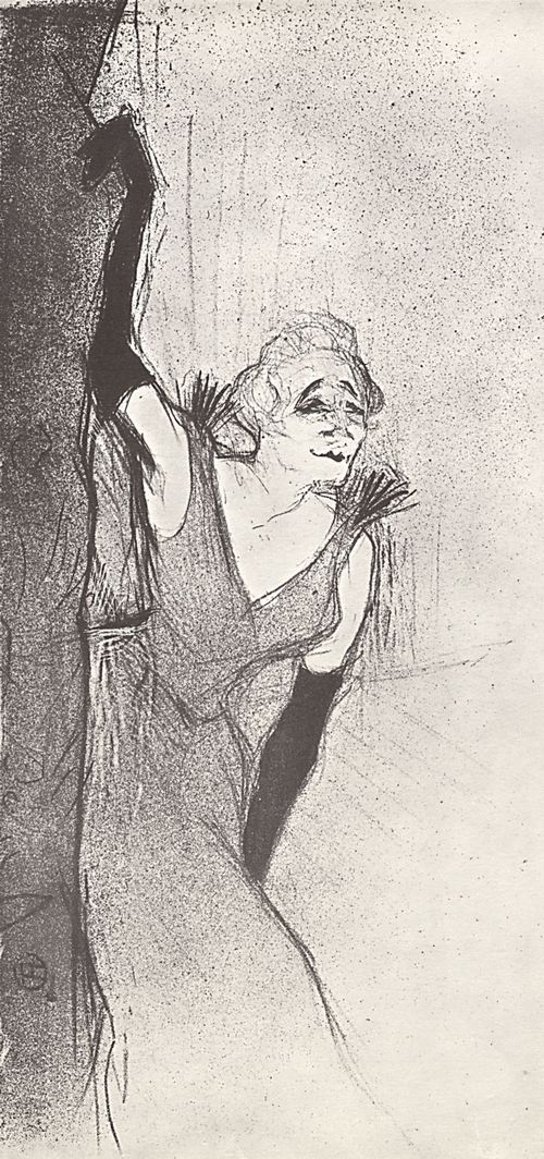 Toulouse-Lautrec, Henri de: Illustration zum Album »Yvette Guilbert«