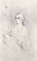 Toulouse-Lautrec, Henri de: Yahne in ihrem Ankleidezimmer