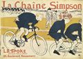 Toulouse-Lautrec, Henri de: Plakat für »La chaîne Simson«