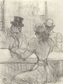 Toulouse-Lautrec, Henri de: In der Bar Picton, Rue Scribe