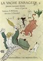 Toulouse-Lautrec, Henri de: Illustration zur Zeitschrift »La Vache enrage«, Frontispiz