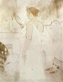 Toulouse-Lautrec, Henri de: Folge der »Elles«, Frau mit Spiegel