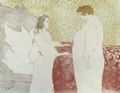 Toulouse-Lautrec, Henri de: Folge der »Elles«, Frau im Bett