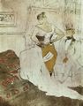 Toulouse-Lautrec, Henri de: Folge der »Elles«, Frau im Korsett