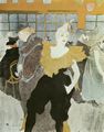 Toulouse-Lautrec, Henri de: Weiblicher Clown im Moulin Rouge