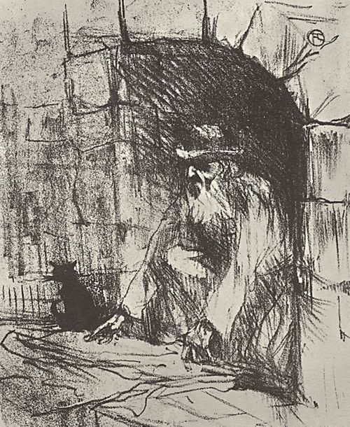 Toulouse-Lautrec, Henri de: Illustration zu Clemeceau's »Am Fu des Sinai«